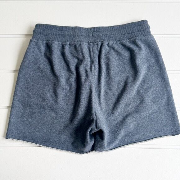 LIV Raw Hem Wide Waistband Drawstring Sweat Shorts Size Large - Picture 2 of 6